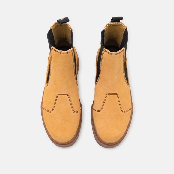 Puma Women’s Mayze Platform Chelsea Suede Tan Gum Sole Casual Boots Size 8.5 New - Picture 8 of 13